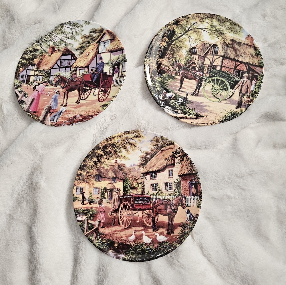 3 Royal Doulton Limited Edition collectors Plate The Baker| Grocer|Postman